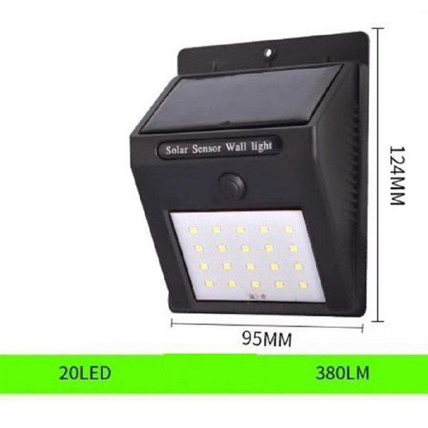 LED دیواری مجهر به پنل خورشیدی