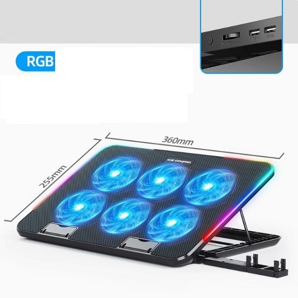 کول پد 15.6 اینچی (x6 fan) Core Ice Zun RGB