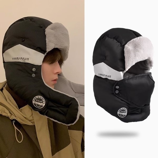 کلاه زمستانی ماسکدار مردانه برند لی فنگ 