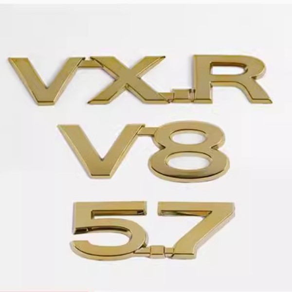 ست اصلی 3 عددی لوگو عقب تویوتا لندکروز (طلایی)