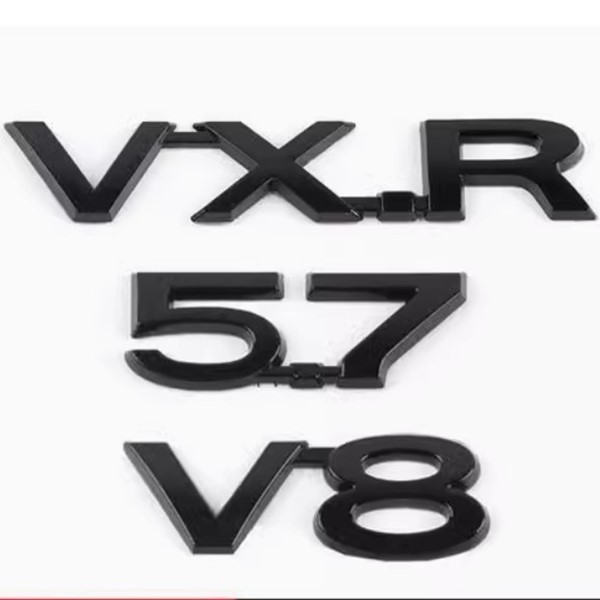 ست اصلی 3 عددی لوگو عقب تویوتا لندکروز (مشکی)