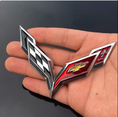 آرم فلزی شورلت کوروت